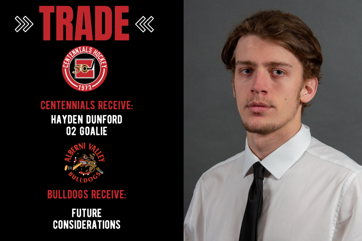 Centennials Acquire Dunford for Future Considerations